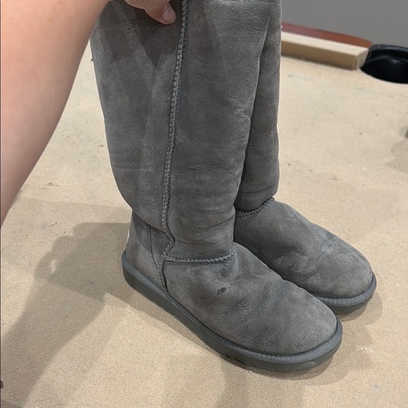 UGG Gray Winter Boots with Cozy Fit - Picture 1 of 3